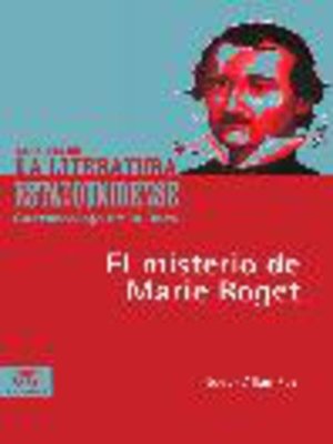 cover image of El misterio de Marie Roget